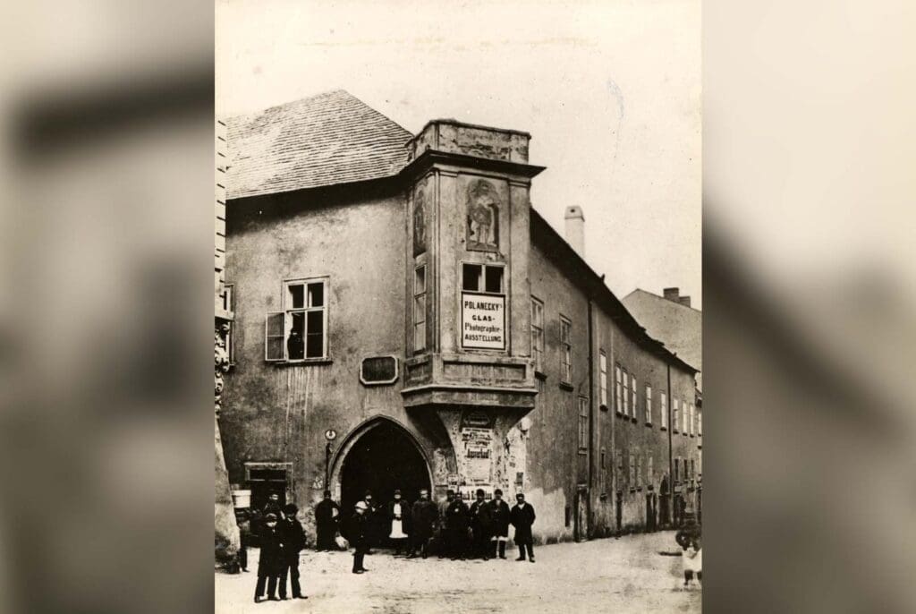 ulice Jánská, Zaniklý dům pánů z Boskovic, kolem 1890